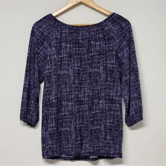 Michael Kors Printed Blouse Purple - Picture 5 of 5